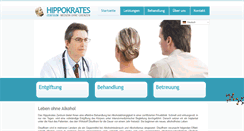 Desktop Screenshot of hippokrates-zentrum.de